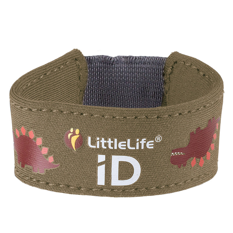 Littlelife náramek s identifikačními štítky Safety iD Strap Barva: dinosaur