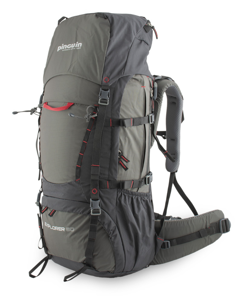 Pinguin dvoukomorový batoh Explorer 50 Nylon Barva: black