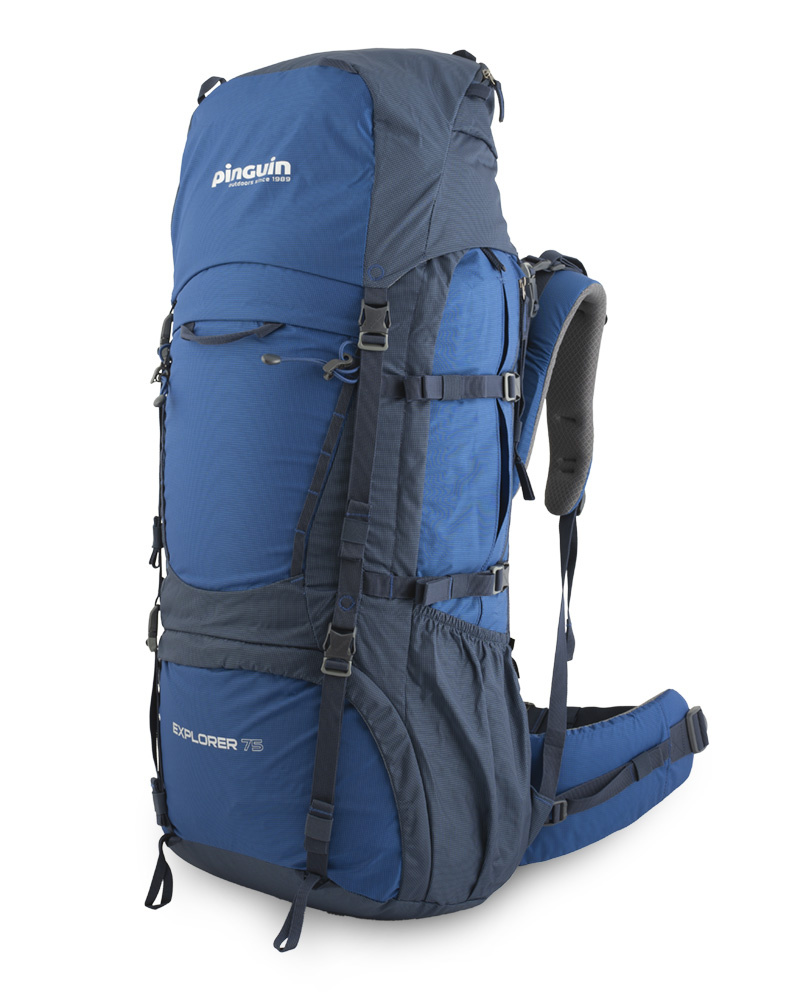 Pinguin dvoukomorový batoh Explorer 75 Nylon Barva: Navy