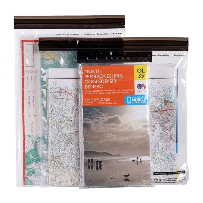 Lifeventure obaly DriStore LocTop Bags Maps