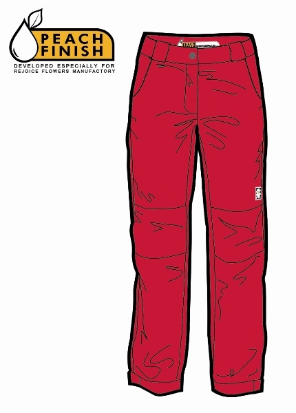 Rejoice dámské kalhoty Cranberry Barva: červená, Velikost: XL