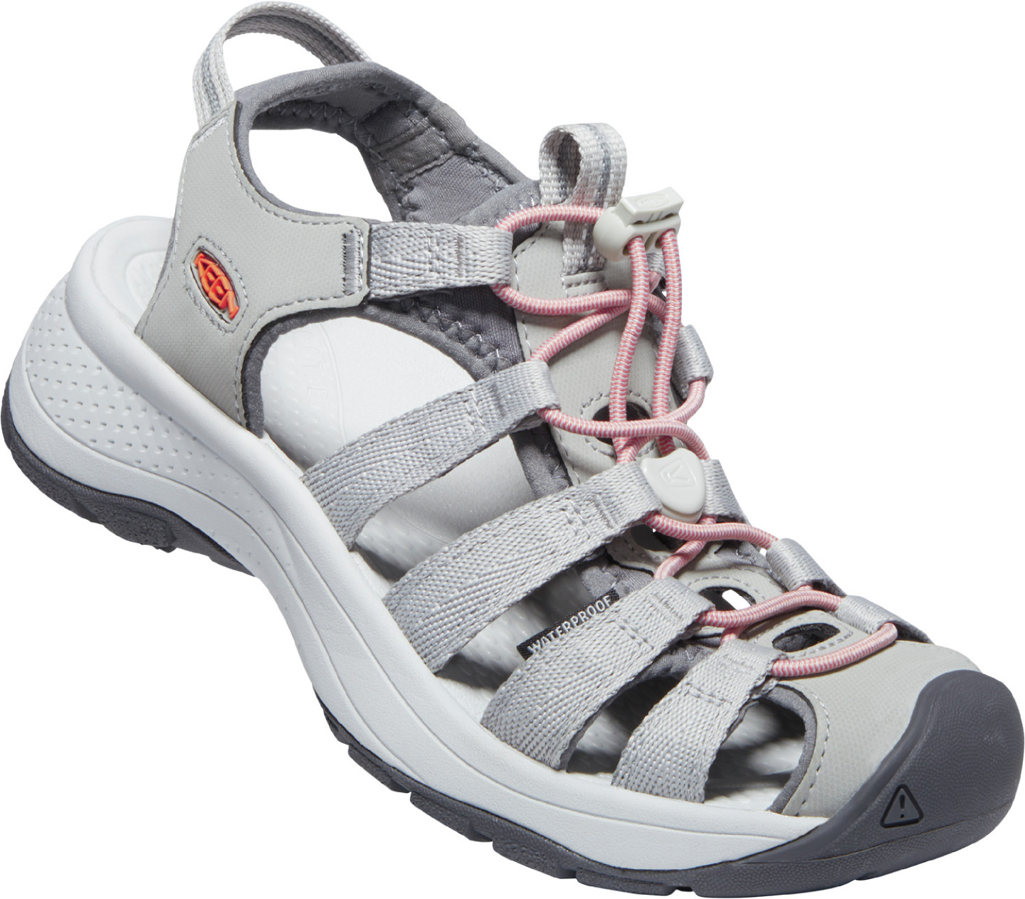 Keen Astoria West Sandal Women - grey/coral Barva: grey/coral, Velikost: 4 UK (37 EU / 23,5 cm)