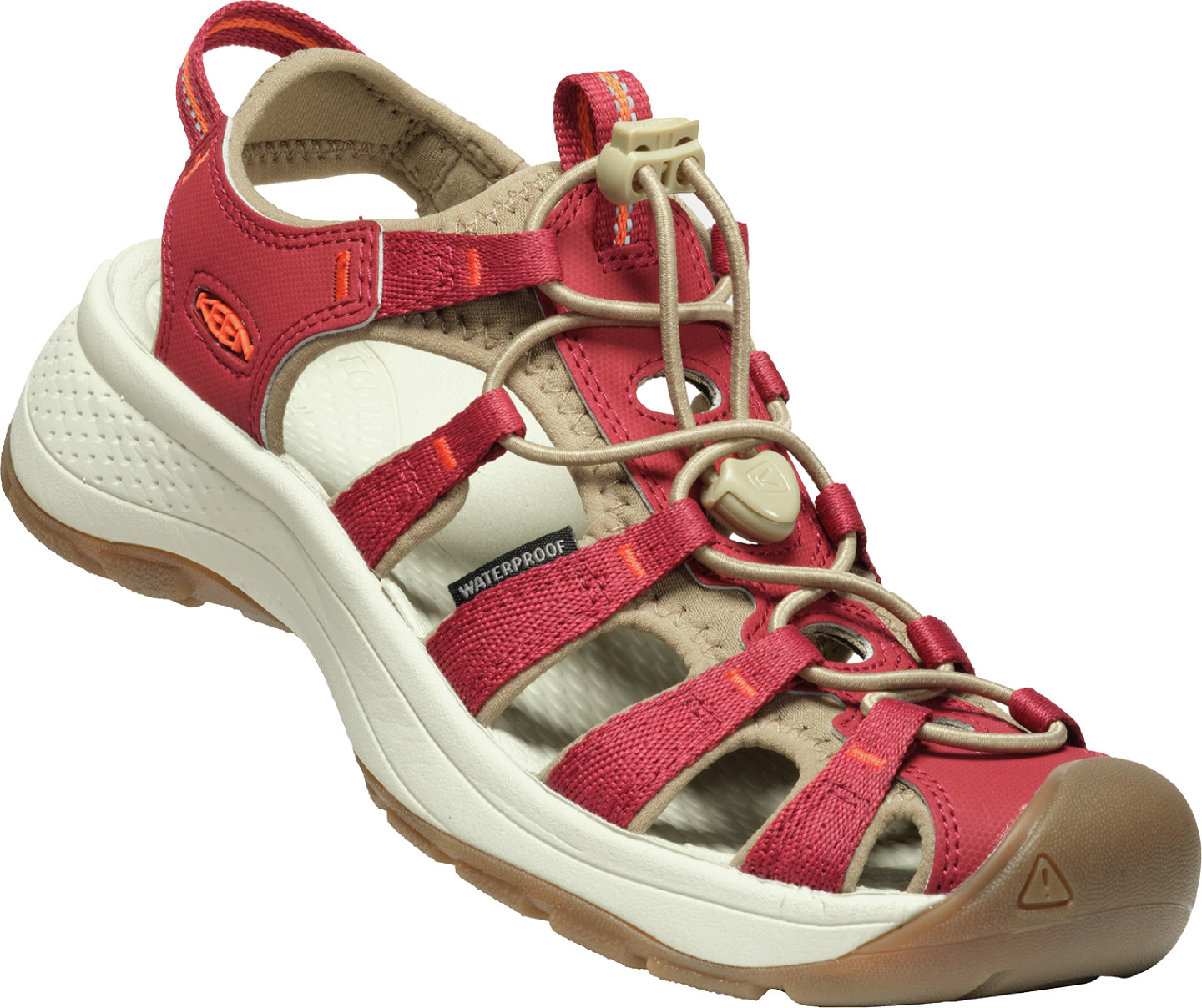 Keen dámské sandály Astoria West Sandal Women - Merlot/Scarlet Ibis Barva: merlot/scarlet ibis, Velikost: 6 UK (39 EU / 25,5 cm)