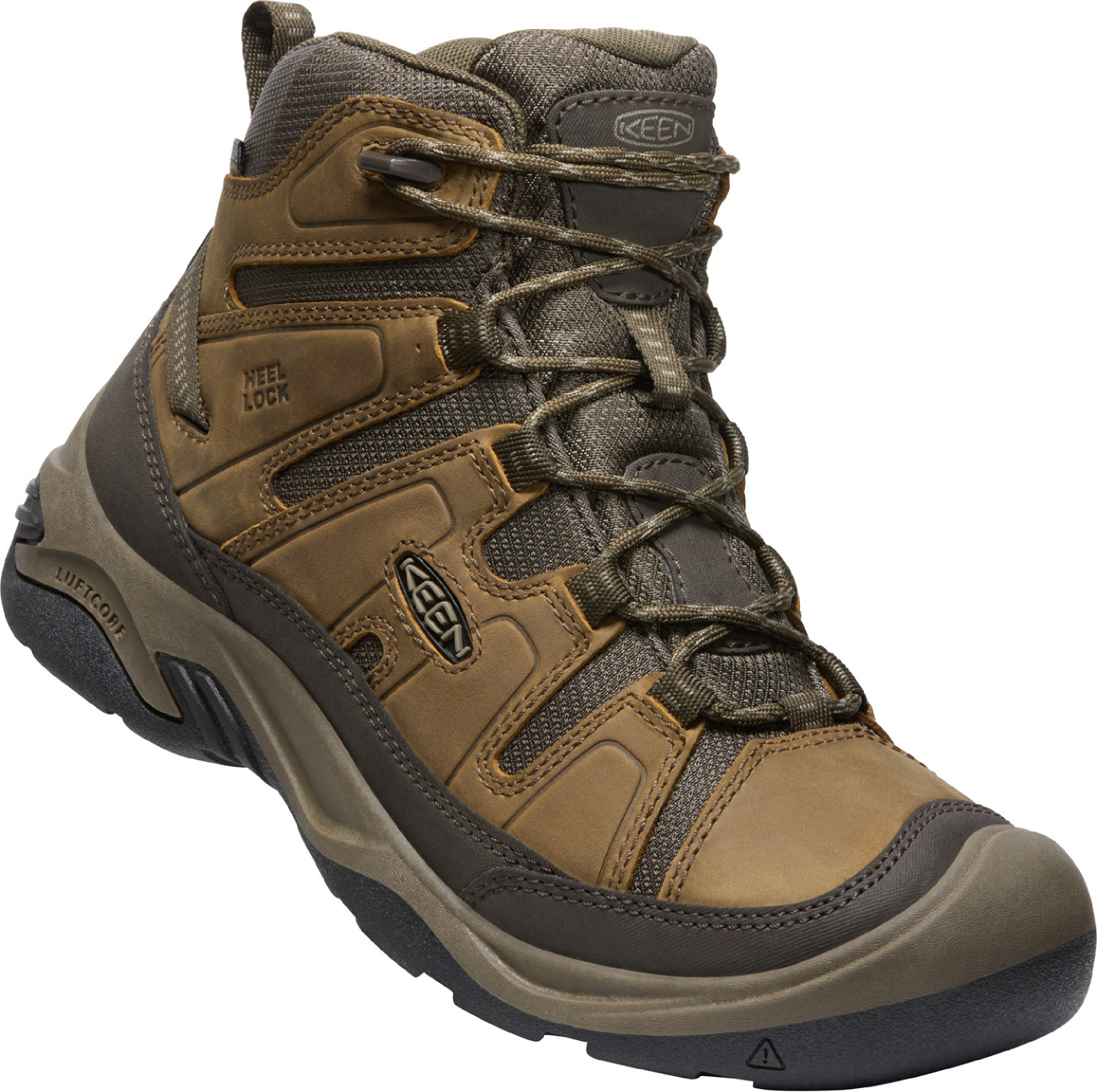 Keen Circadia Mid WP Men - bison/brindle Barva: bison/brindle, Velikost: 10 UK (44,5 EU / 29 cm)