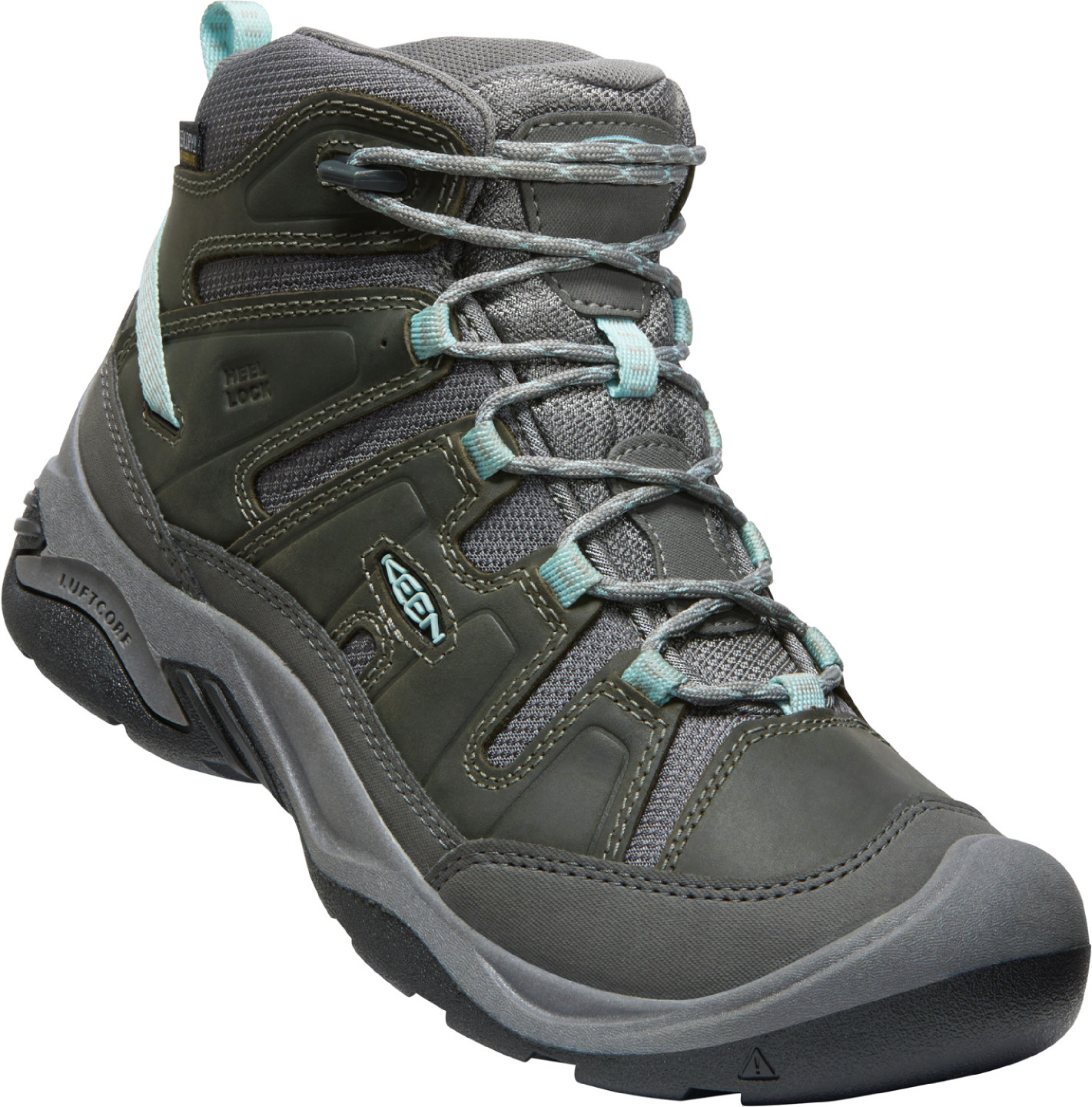 Keen Circadia Mid WP Women - steel grey/cloud blue Barva: steel grey/cloud blue, Velikost: 5,5 UK (38,5 EU / 25 cm)