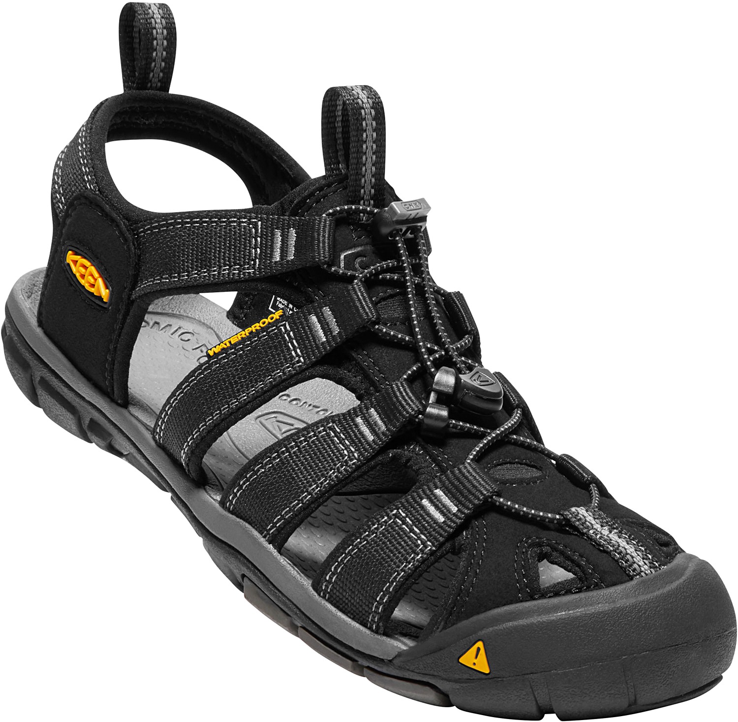 Keen pánské sandály Clearwater CNX Men - Black/Gargoyle Barva: black/gargoyle, Velikost: 6,5 UK (40 EU / 25,5 cm)