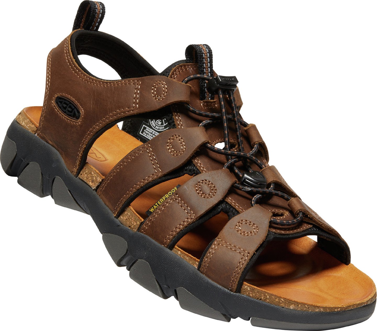 Keen pánské sandály Daytona II Sandal Men - Bison/Black Barva: bison/black, Velikost: 10,5 UK (45 EU / 29,5 cm)