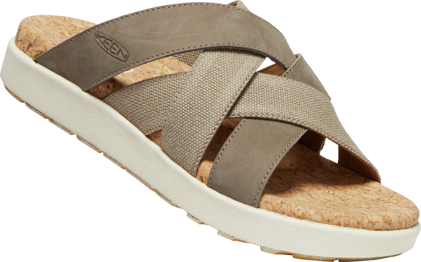 Keen Elle Mixed Slide Women - brindle/birch Barva: brindle/birch, Velikost: 3 UK (35,5 EU / 22,5 cm)