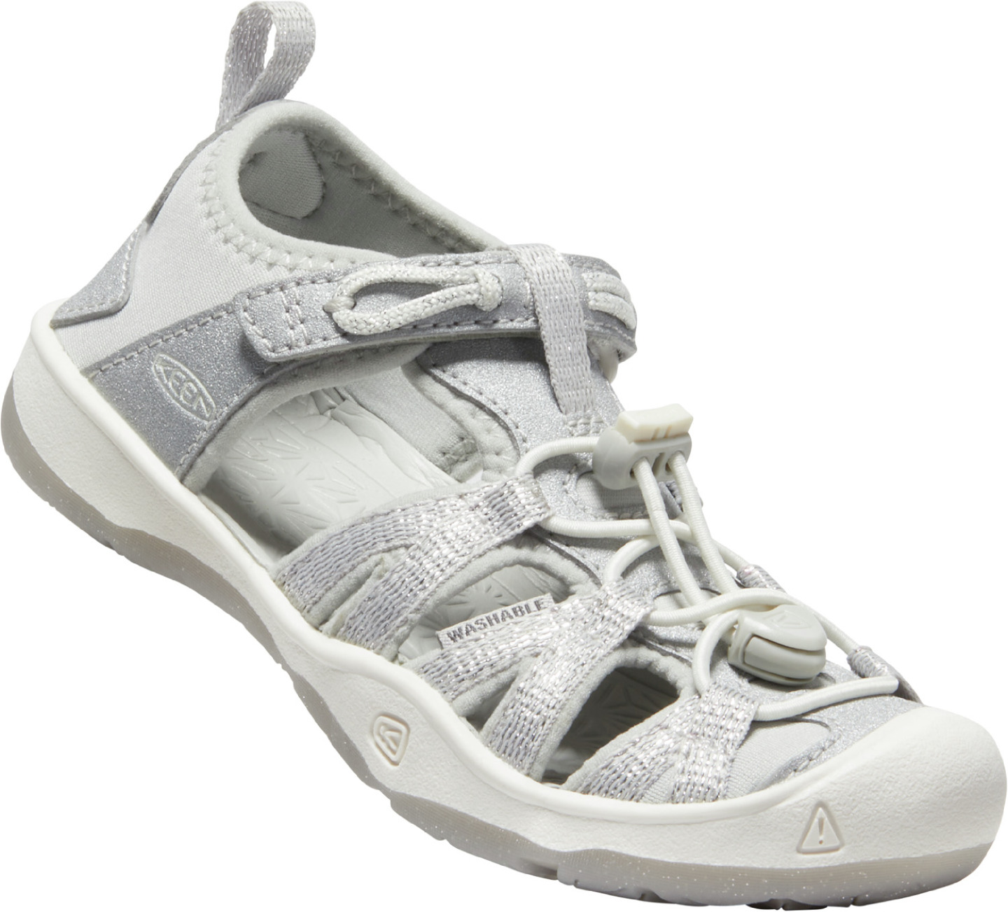 Keen dětské sandály Moxie Sandal Children Silver Barva: silver, Velikost: 9 UK (27/28 EU / 17 cm)