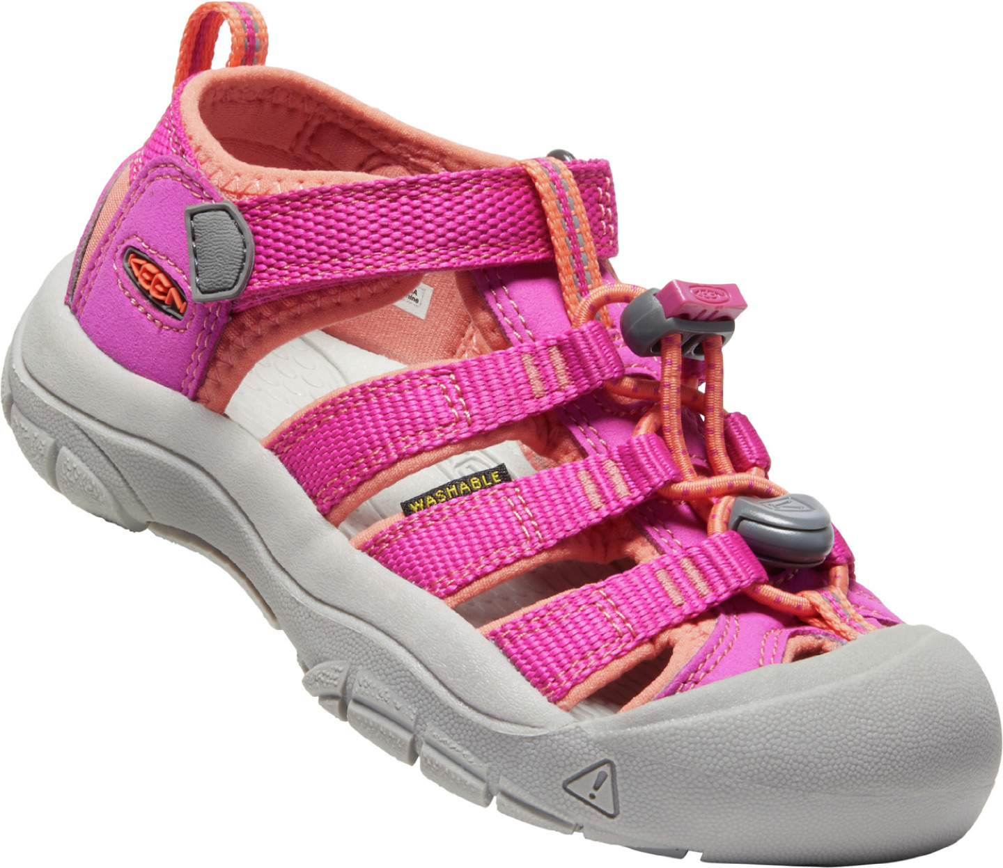 Keen dětské sandály Newport H2 Children Very Berry/Fusion Coral Barva: very berry/fusion coral, Velikost: 11 UK (30 EU / 15,5 cm)