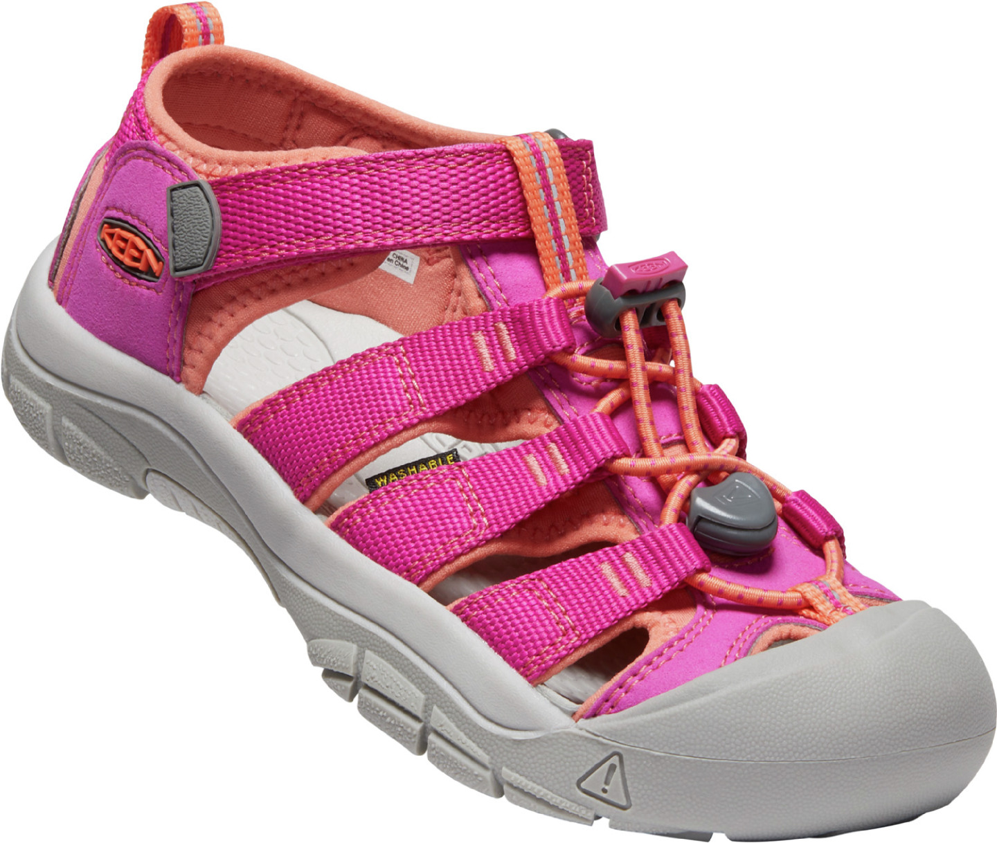 Keen dětské sandály Newport H2 Youth Very Berry/Fusion Coral Barva: very berry/fusion coral, Velikost: 5 UK (38 EU / 24,5 cm)