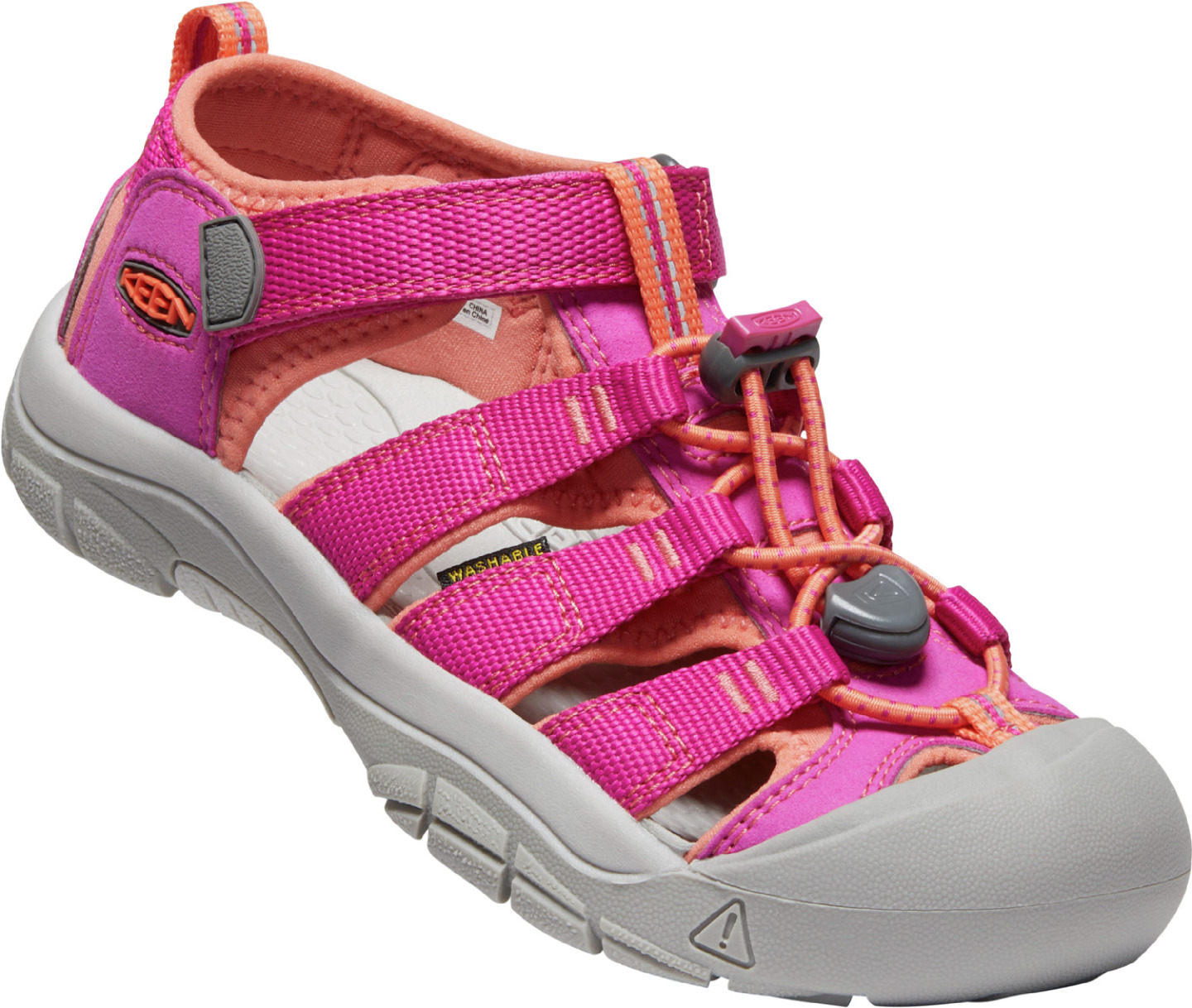 Keen dětské sandály Newport H2 Youth Very Berry/Fusion Coral Barva: very berry/fusion coral, Velikost: 3 UK (36 EU / 22,5 cm)