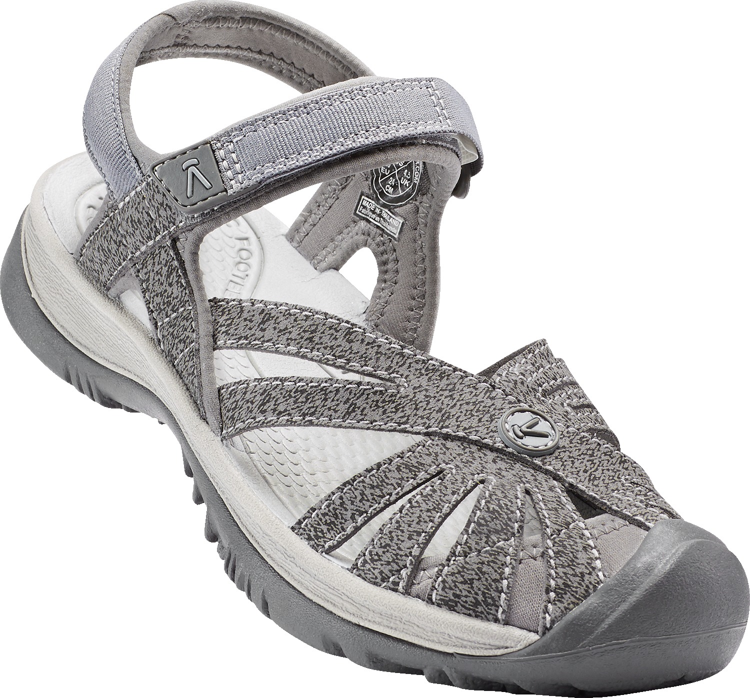 Keen dámské sandály Rose Sandal Women - Gargoyle/Raven Barva: gargoyle/raven, Velikost: 7 UK (40 EU / 26,5 cm)