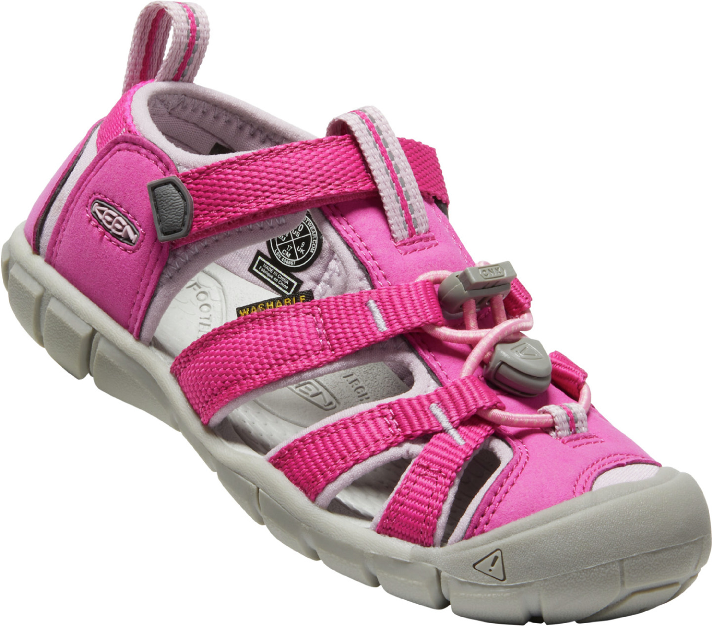 Keen dětské sandály Seacamp II CNX Children Very Berry/Dawn Pink Barva: very berry/dawn pink, Velikost: 10 UK (29 EU / 18 cm)