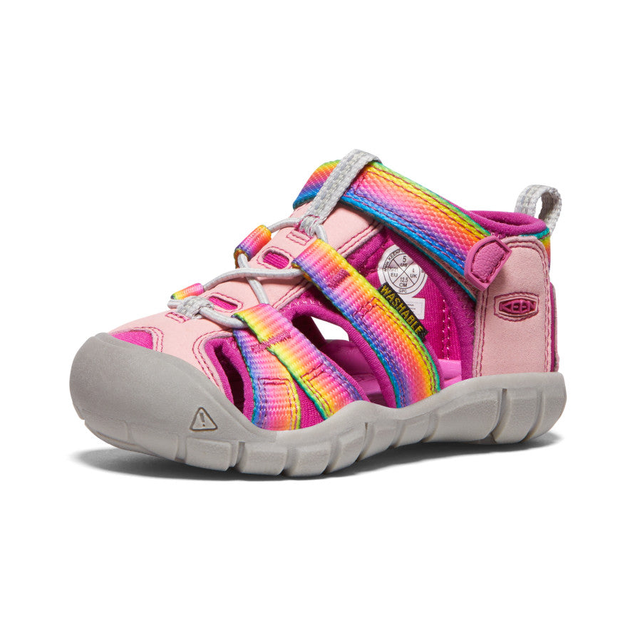 Keen dětské sandály Seacamp II CNX Tots Rainbow/Festival Fuchsia Barva: rainbow/festival fuchsia, Velikost: 6 UK (23 EU / 14 cm)