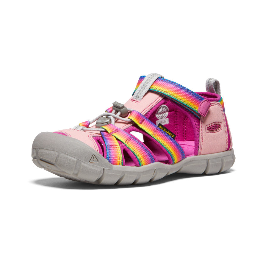 Keen dětské sandály Seacamp II CNX Youth Rainbow/Festival Fuchsia Barva: rainbow/festival fuchsia, Velikost: 1 UK (34 EU / 21 cm)