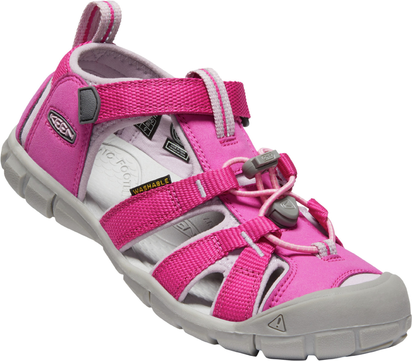 Keen dětské sandály Seacamp II CNX Youth Very Berry/Dawn Pink Barva: very berry/dawn pink, Velikost: 6 UK (39 EU / 25,5 cm)