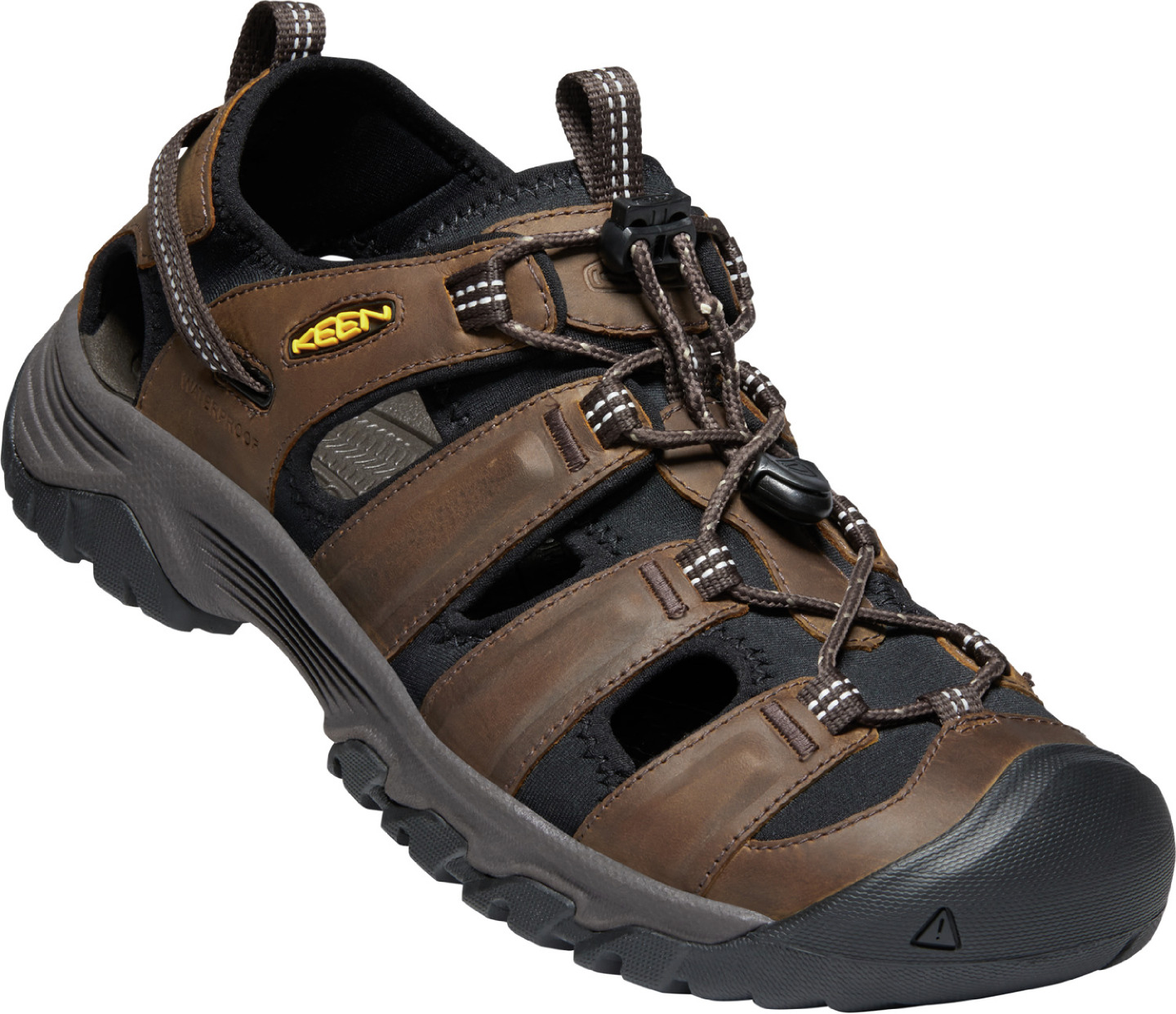 Keen pánské sandály Targhee III Sandal Men - Bison/Mulch Barva: bison/mulch, Velikost: 12 UK (47 EU / 31 cm)