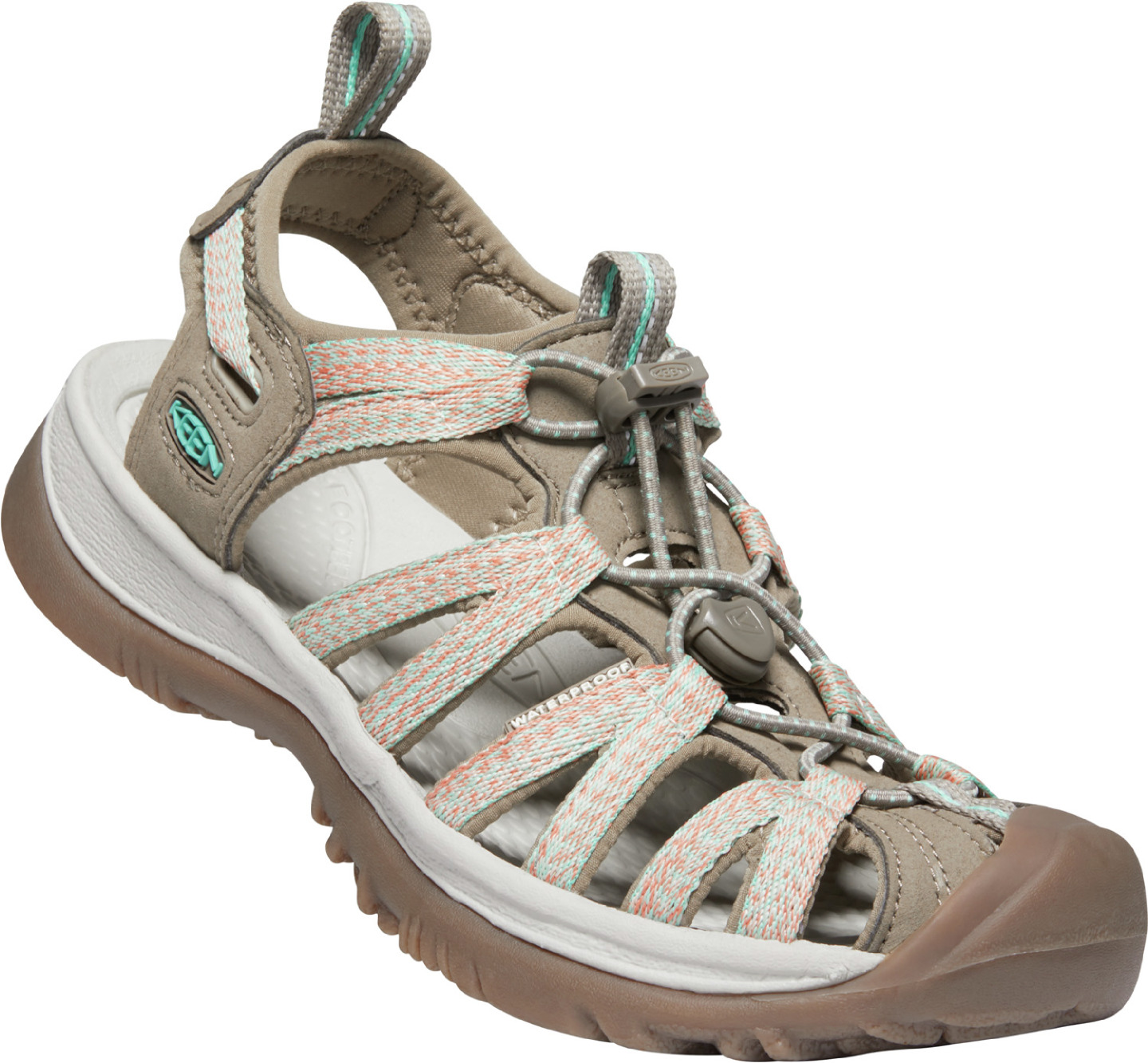 Keen dámské sandály Whisper Women - Taupe/Coral Barva: taupe/coral, Velikost: 5,5 UK (38,5 EU / 25 cm)