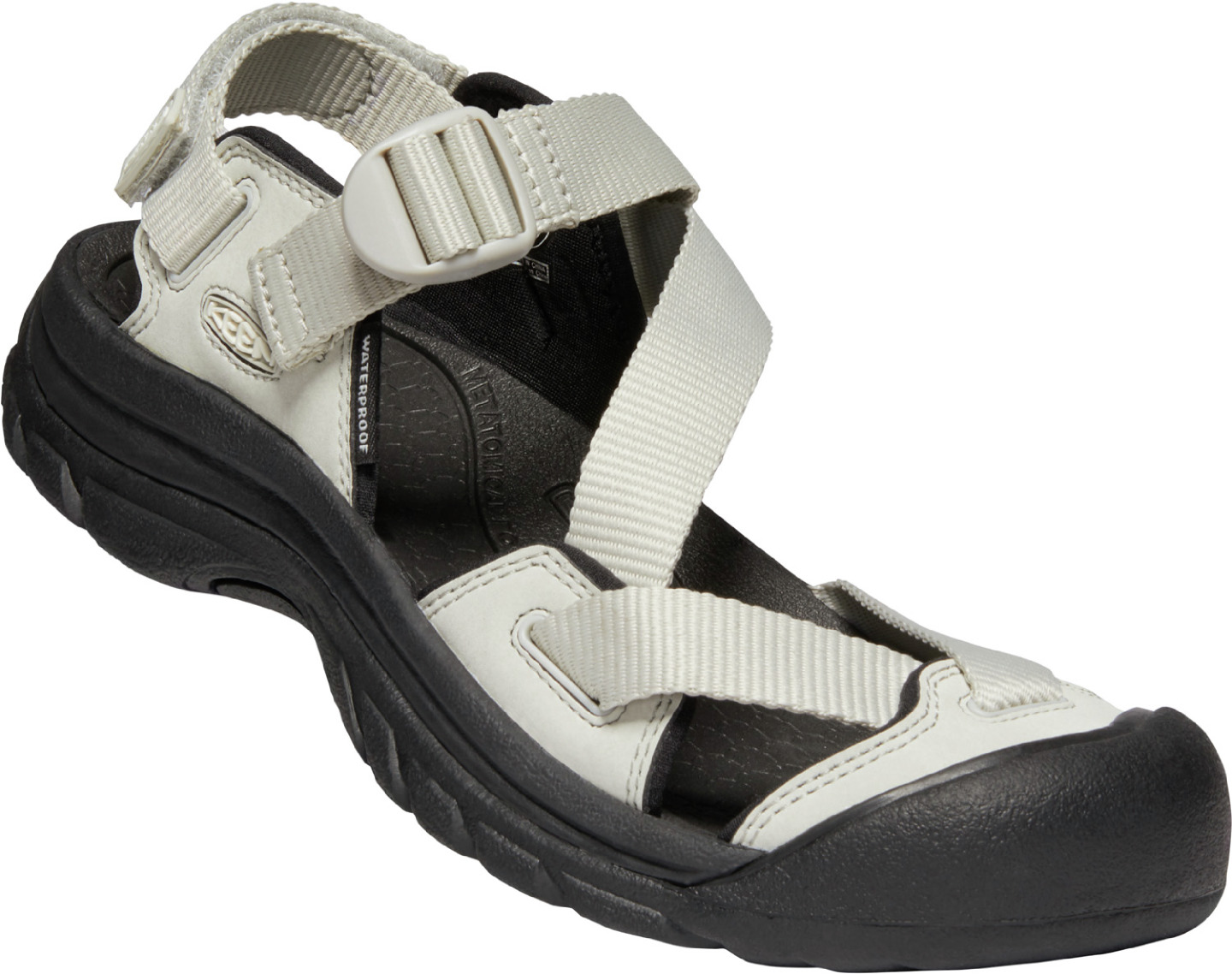 Keen dámské sandály Zerraport II Women - Silver Birch/Black Barva: silver birch/black, Velikost: 7 UK (40 EU / 26,5 cm)