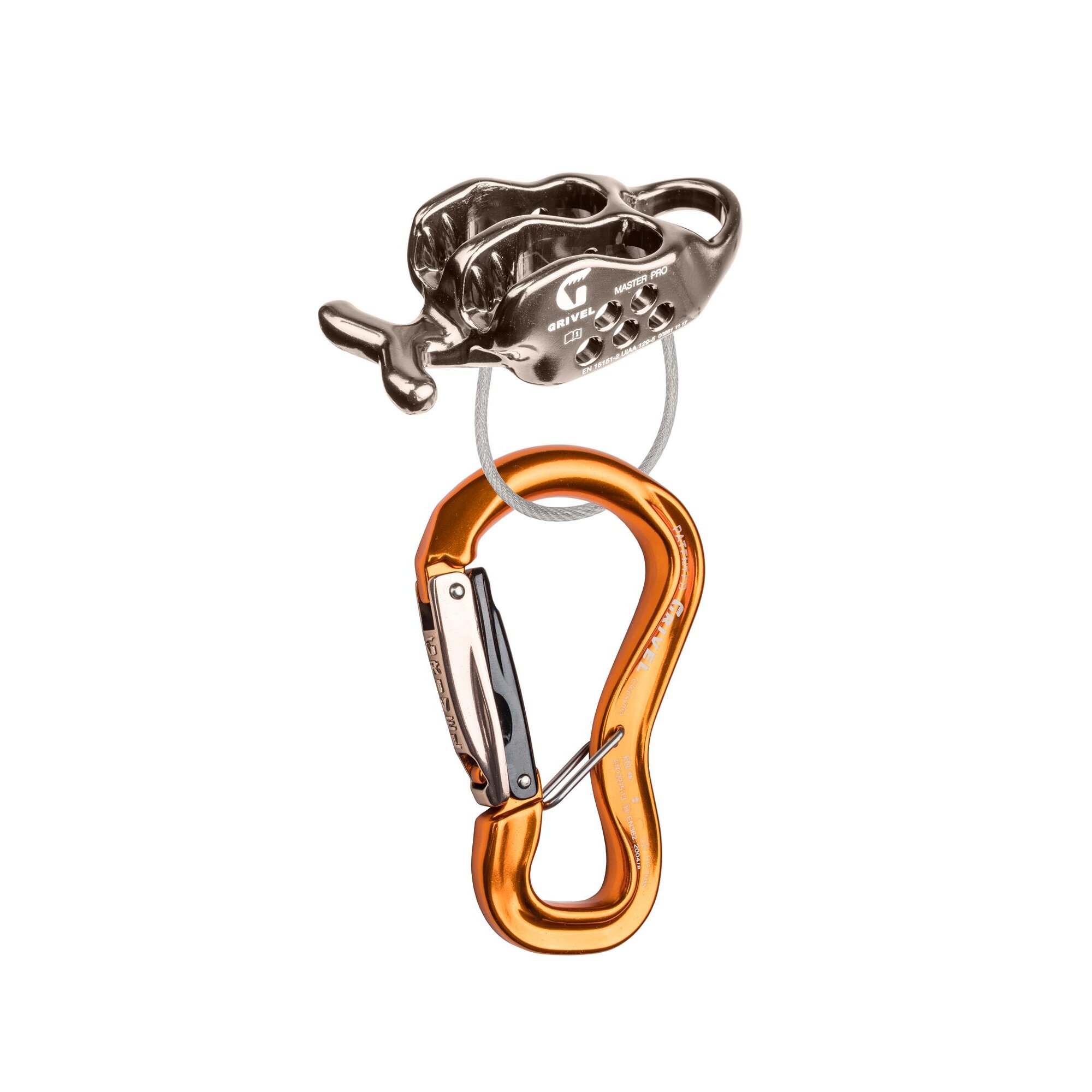 Grivel jistící set MASTER PRO BELAYER KIT Barva: Oranžová