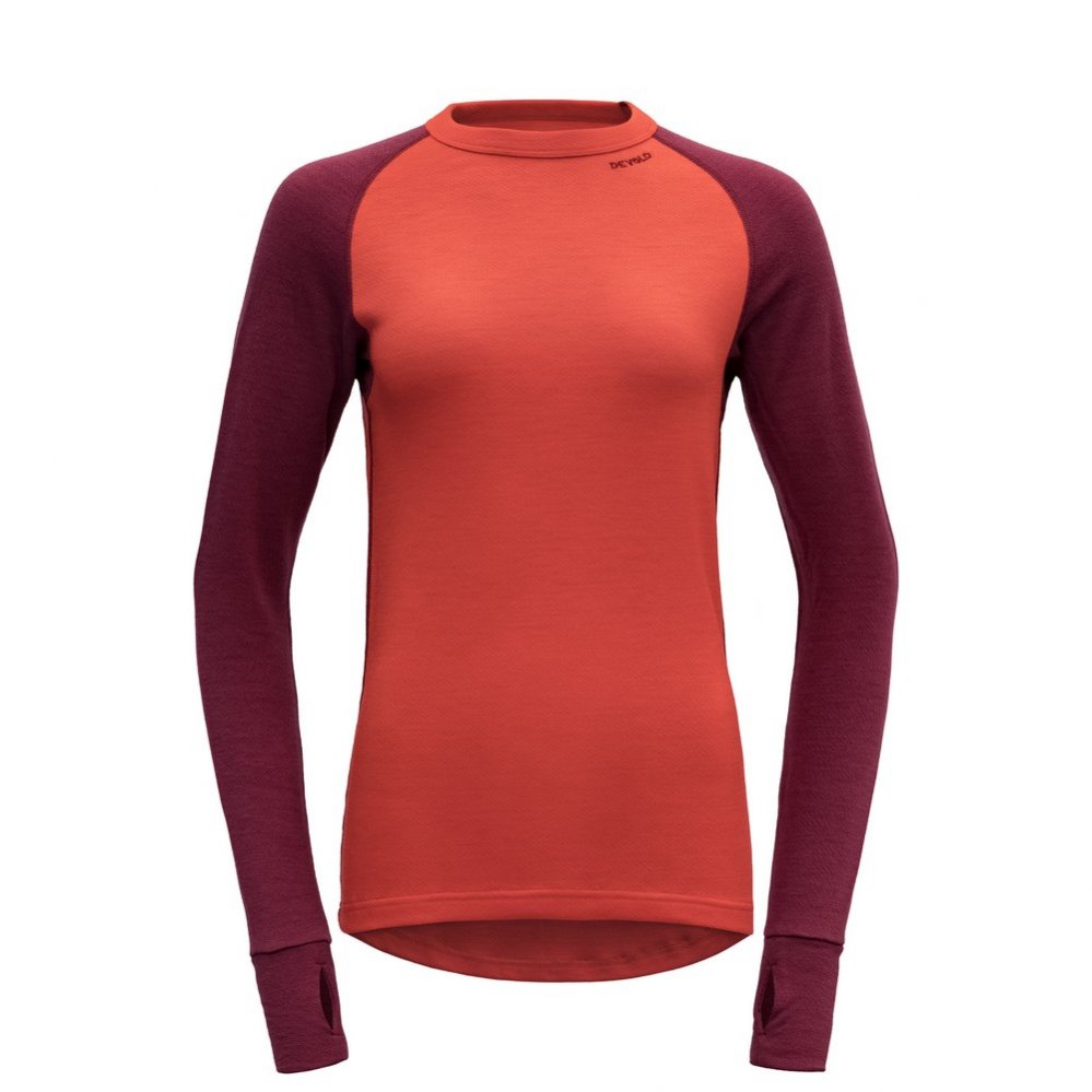 Devold triko Expedition woman shirt (2022) Barva: beetroot, Velikost: S