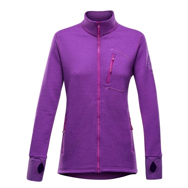 Devold mikina Thermo woman jacket Barva: crocus, Velikost: M