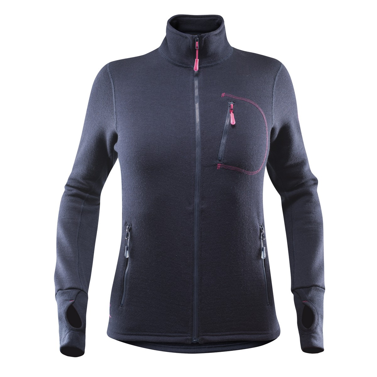 Devold mikina Thermo woman jacket Barva: černá (Ink), Velikost: S