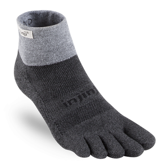 Injinji ponožky Trail Mini granite Velikost: S (37-40)