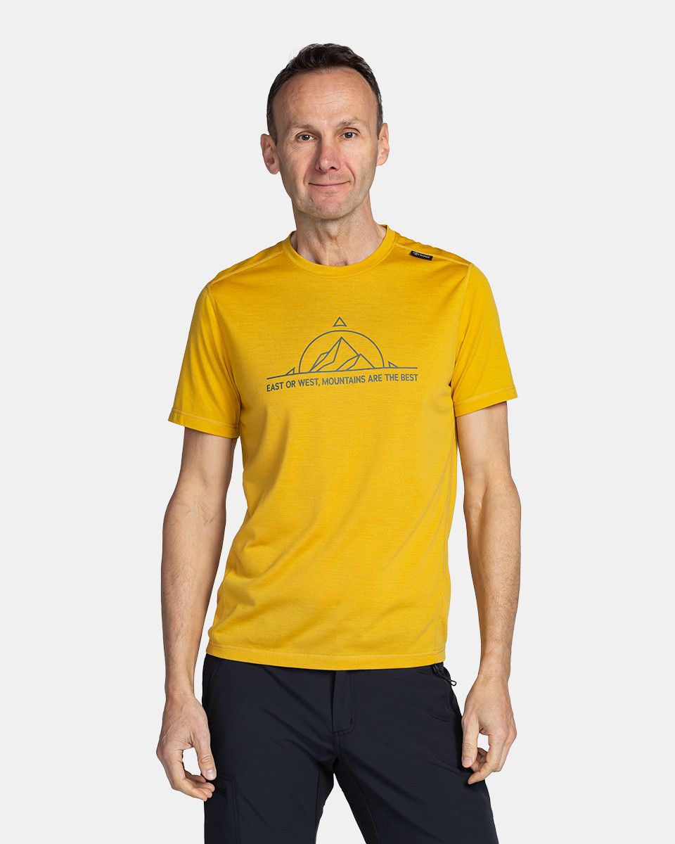 Kilpi pánské merino triko Merin-M Barva: žlutá, Velikost: L