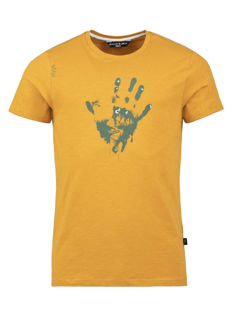 Chillaz pánské tričko Hand Barva: mustard, Velikost: L