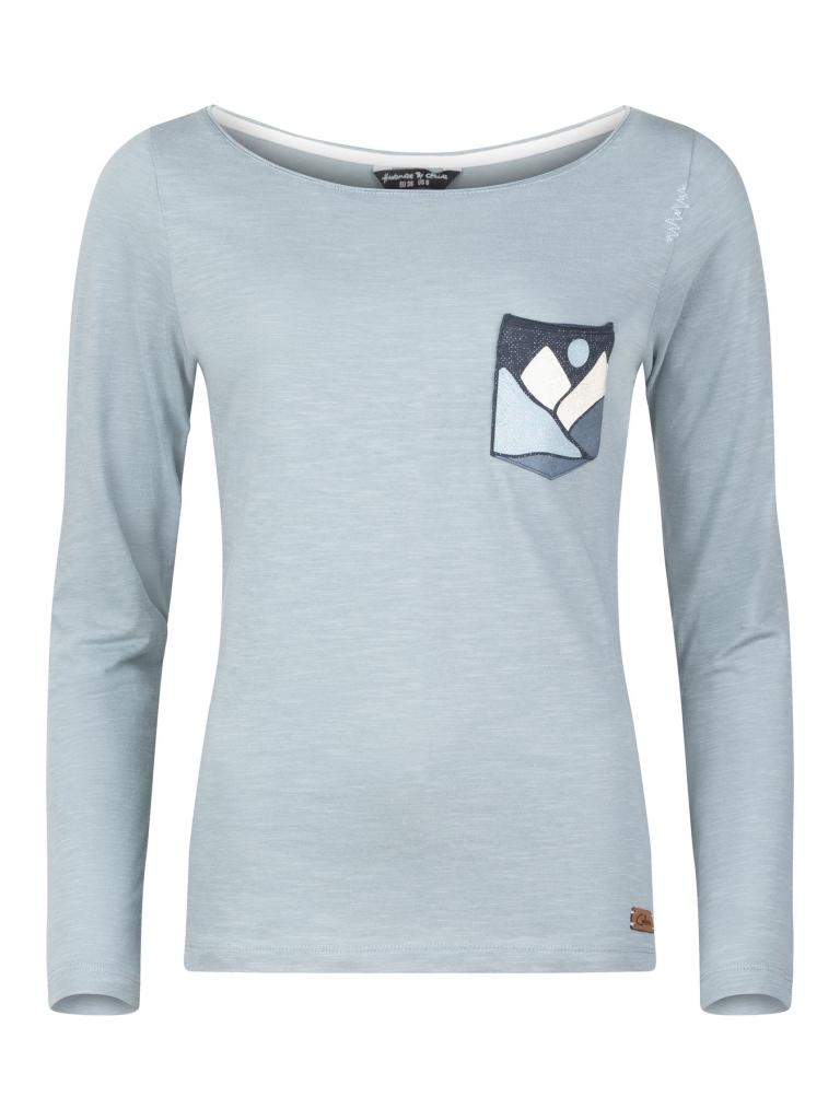 Chillaz dámské triko Takaka Hill Barva: Grey Blue, Velikost: 42/XL