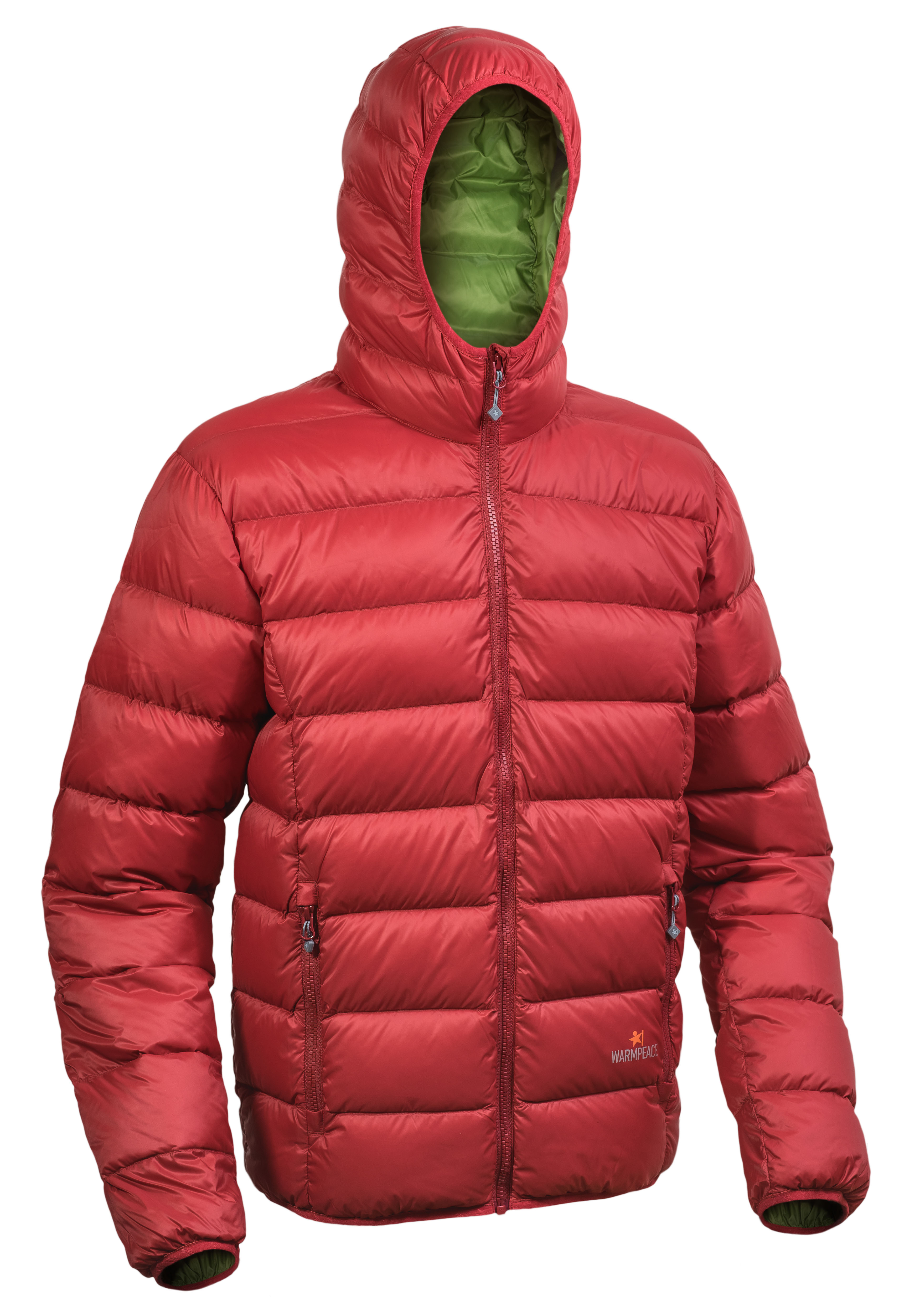 Warmpeace péřová bunda Vernon Barva: mars red/olive green, Velikost: M