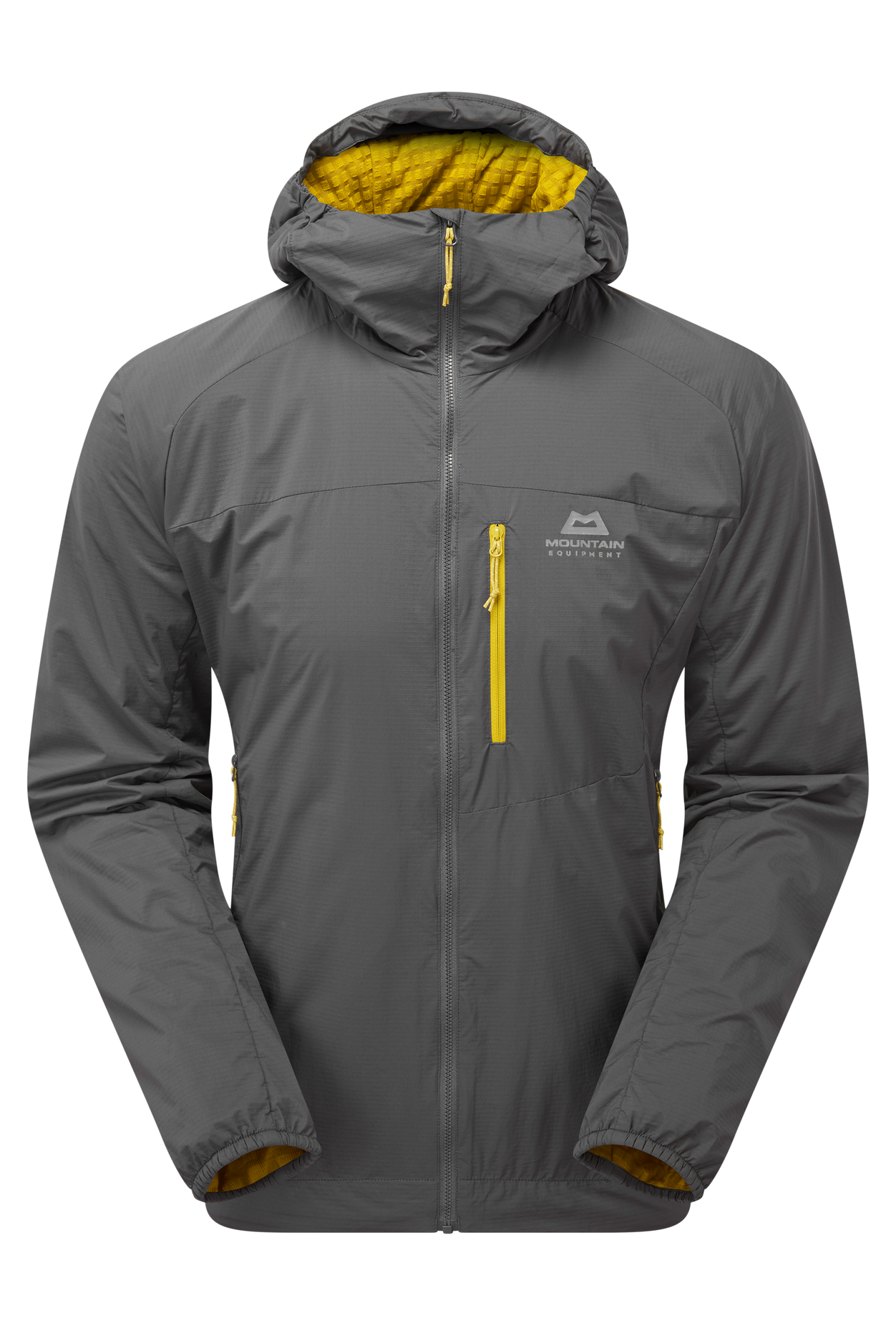 Mountain equipment pánská větruodolná bunda Aerotherm Mens Jacket Barva: Anvil Grey, Velikost: S