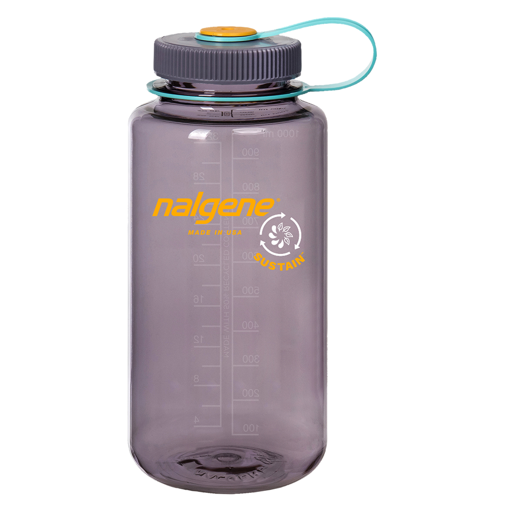 Nalgene láhev Wide Mouth Sustain 1000 ml Barva: aubergine