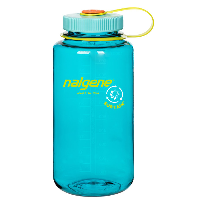 Nalgene láhev Wide Mouth Sustain 1000 ml Barva: cerulean