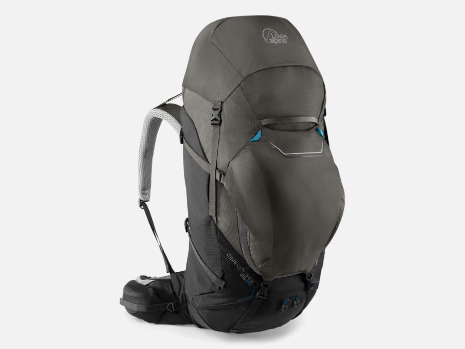 Lowe Alpine batoh Cerro Torre 65:85 Barva: black/greyhound, Velikost: 65