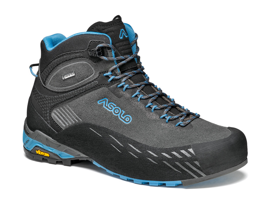 Asolo dámské boty Eldo Mid Lth GV ML - graphite/blue moon Barva: graphite/blue moon, Velikost: UK 6