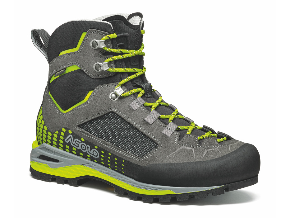 Asolo pánské boty Freney EVO GV MM - graphite/green lime Barva: graphite/green lime, Velikost: UK 9,5