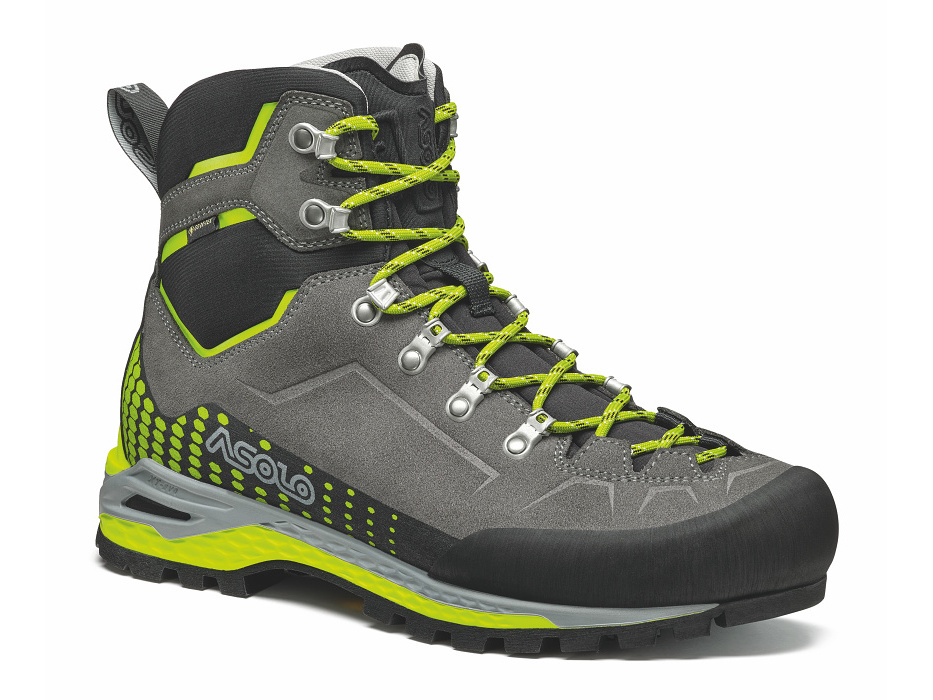 Asolo pánské boty Freney EVO LTH GV MM - graphite/green lime Barva: graphite/green lime, Velikost: UK 9,5