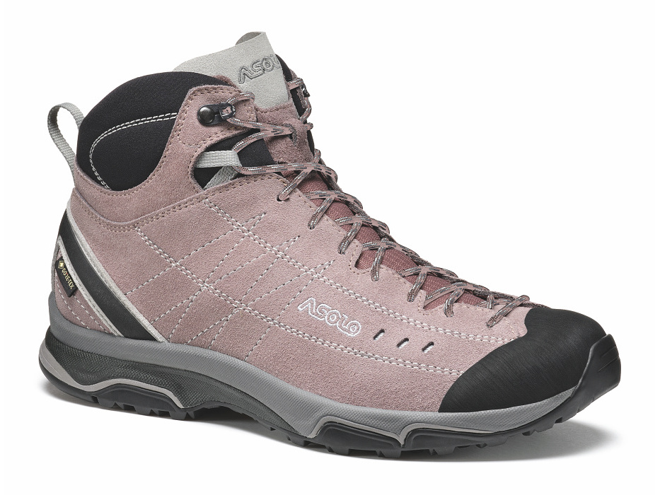 Asolo dámské boty Nucleon Mid GV ML - rose taupe/silver Barva: rose taupe/silver, Velikost: UK 4,5