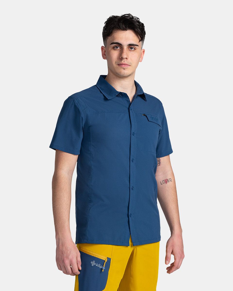 Kilpi Pánská technická košile BOMBAY-M Barva: tmavě modrá, Velikost: L