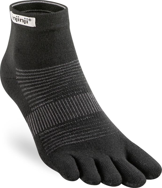 Injinji RUN Lightweight Mini-Crew BLACK Barva: black, Velikost: M (40,5-44)