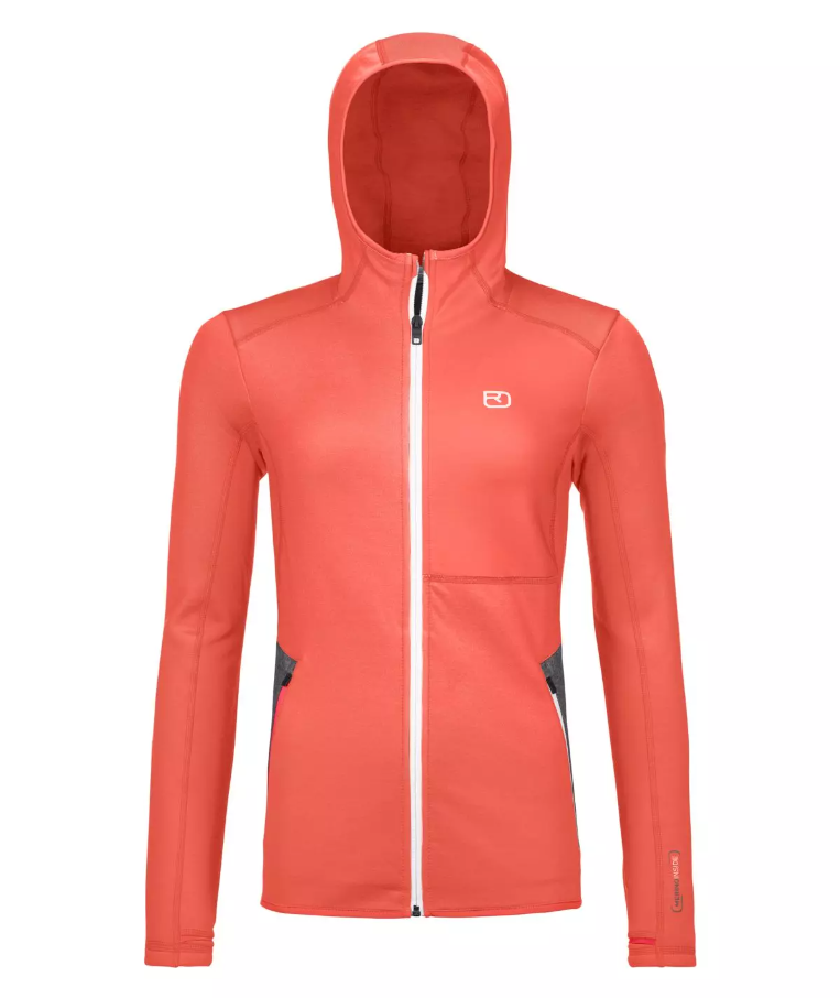 Ortovox dámská mikina Fleece Hoody W Barva: coral, Velikost: XS