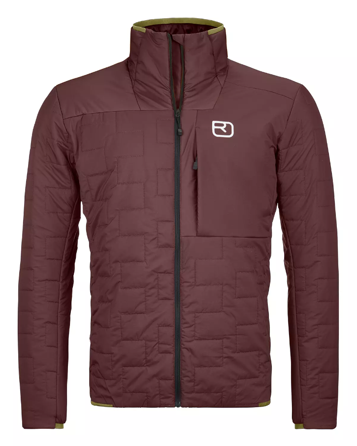 Ortovox Swisswool Piz Segnas Jacket M Barva: winetasting, Velikost: XXL