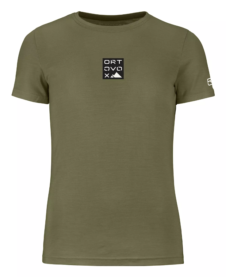 Ortovox 185 Merino Square T-shirt W Barva: wild herbs, Velikost: M