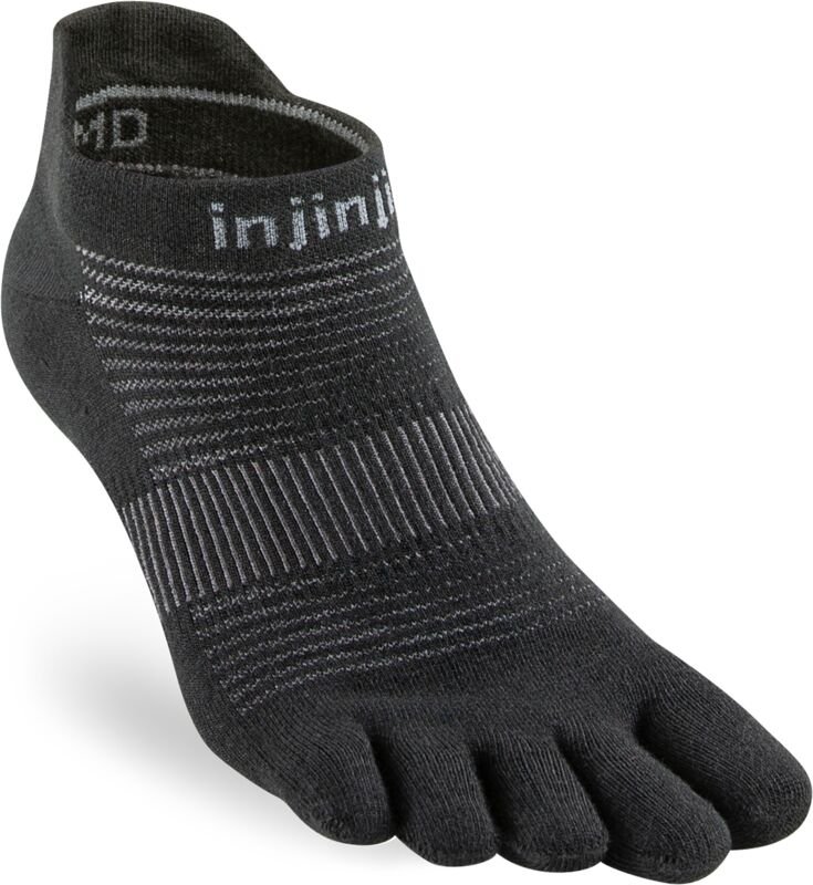 Injinji RUN Lightweight No-Show BLACK Velikost: S (37-40)