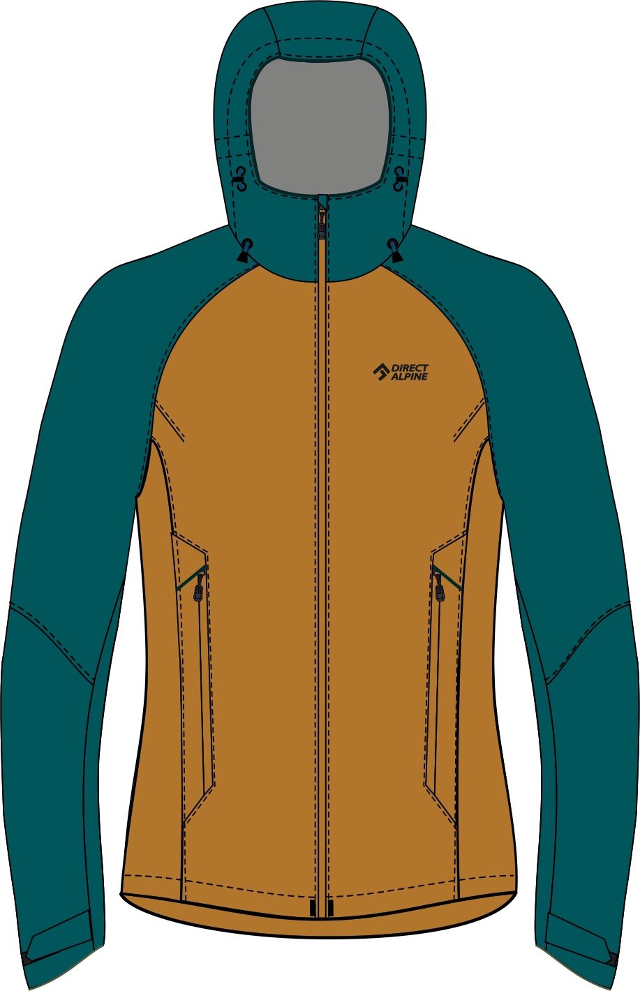 Direct Alpine Talung Lady Barva: emerald/caramel, Velikost: XL