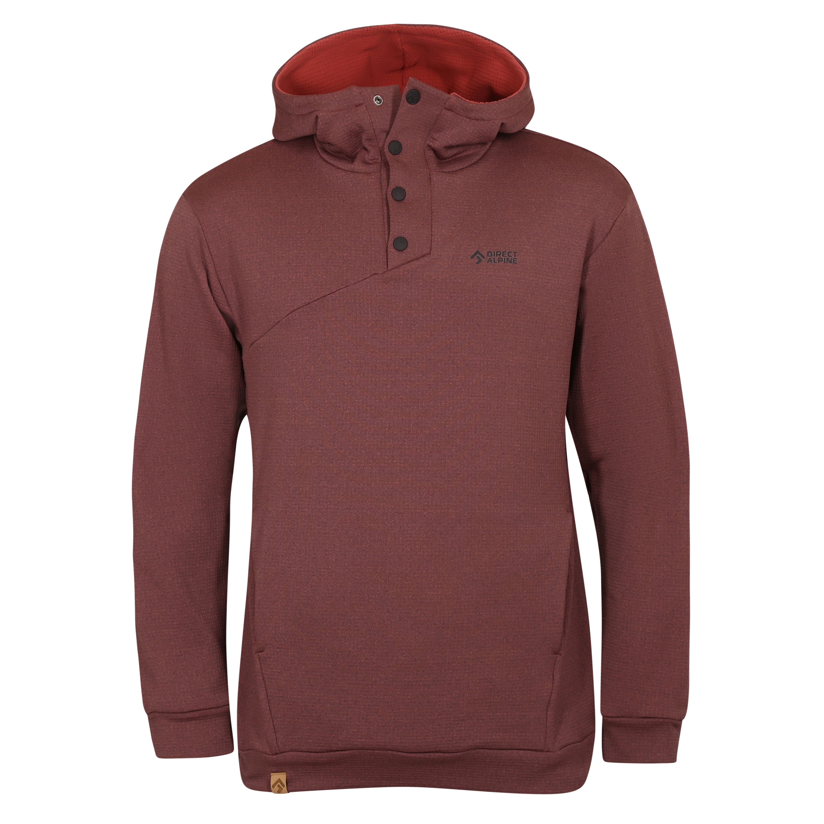 Direct Alpine Hoodie Tech Barva: palisander, Velikost: S