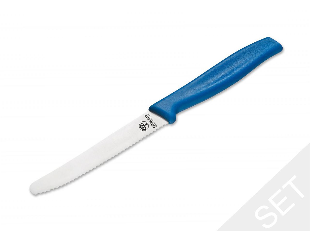 Böker Manufaktur Sandwich Knife Set 6 Pieces Blue